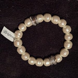 Brighton pearl and rhinestone bracelet